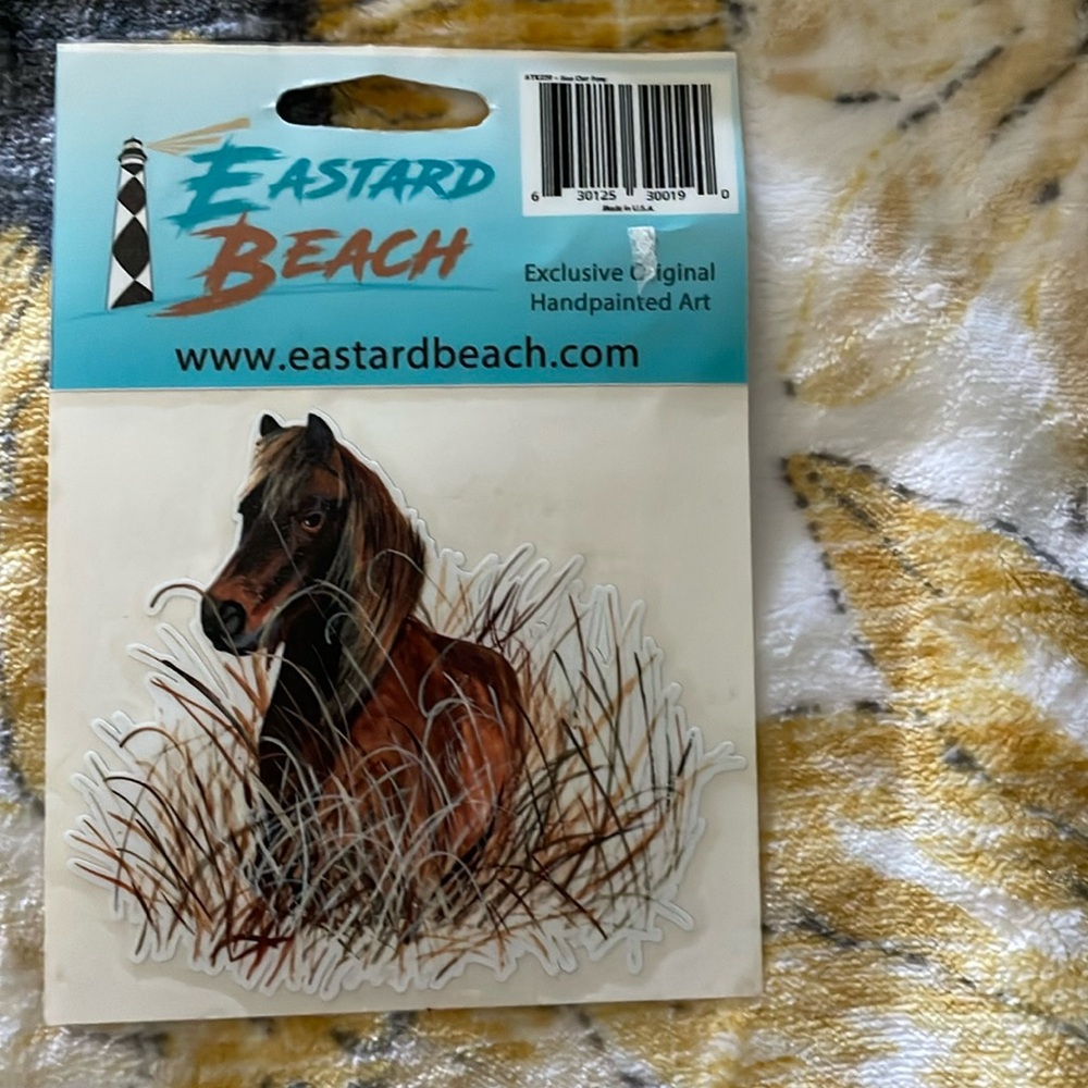 Horse In Grass Vinyl Decal